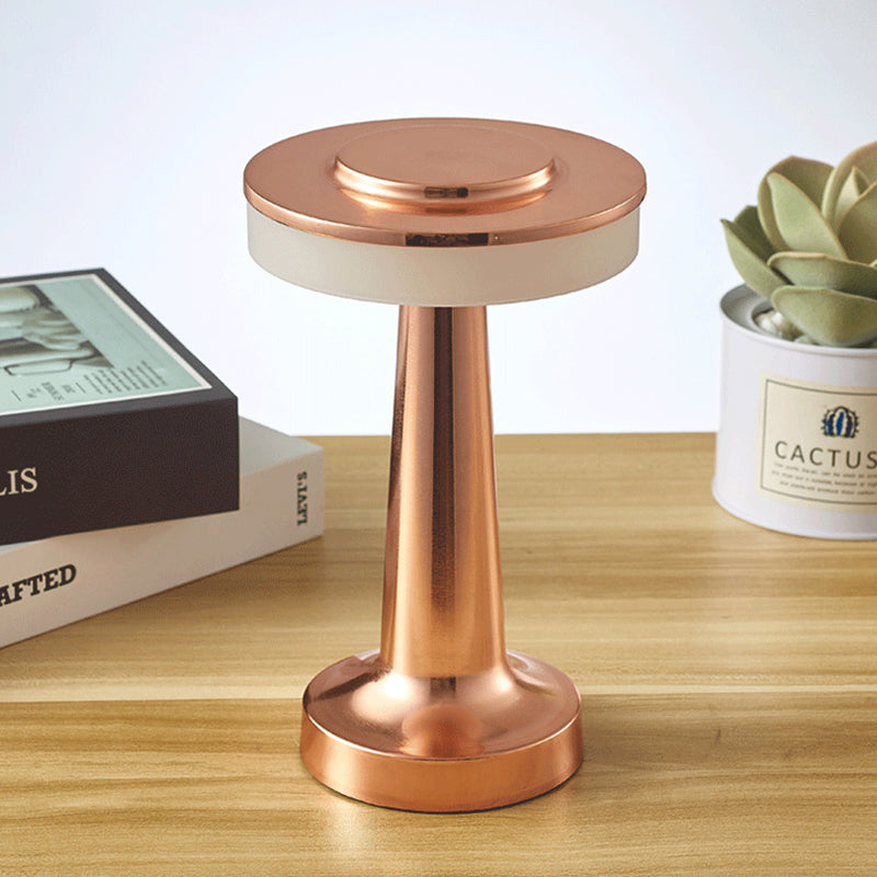 Cordless Touch Table Lamp – Modern Mushroom Design